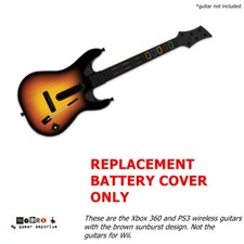 PS3 Xbox 360 Guitar Hero WORLD TOUR Wireless Guitar - Replacement BATTERY COVER