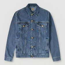 CARHARTT WIP WESTERN JACKET BLUE STONE WASHED S