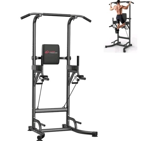 Power tower dip station - dip, pull