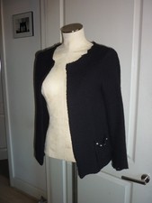 ZARA KNITTED BLACK STUDDED