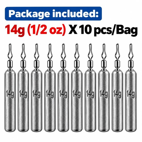 10pcs fishing sinker 5g - 10pcs, 3.5g