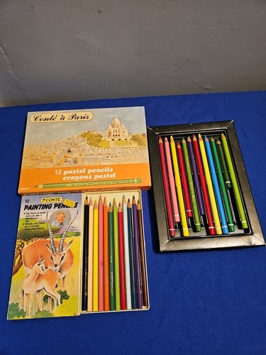 Vintage conte paris pastel - paris, 24