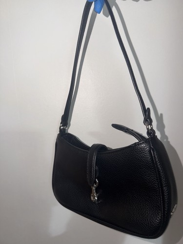 Dkny black pebbled leather - dkny,