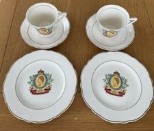 Hughes Longport 1953 Coronation Set , Silver Jubilee Tray And Charles & Di Spoon