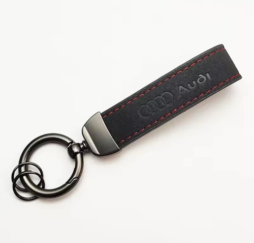 Audi keyring black red - audi, (red