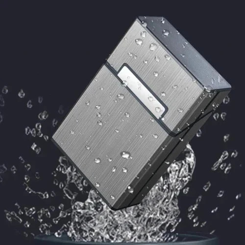 Aluminum cigarette case metal - case,