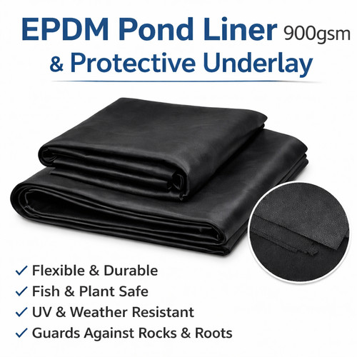 900gsm epdm pond - liner, with