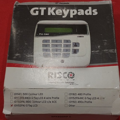 Risco tag lcd - g-tag, wired