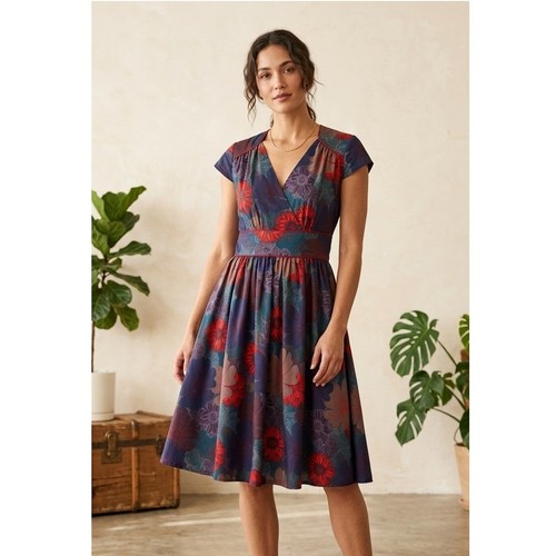 Lindy bop floral neck - floral, v-neck