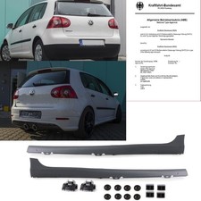 Side Skirts Set ABS + ABE for Golf 5 sedan 5 Door from 03-08 ED30