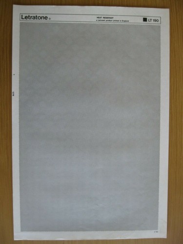 Letraset letratone - x,