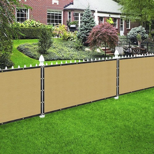 Privacy fence screen - screen, beige