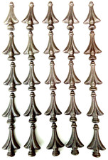 25 Weldable Metal Rail Heads Wrought Iron Gates Railings Fence Tops Finial Spear