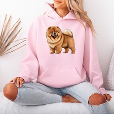 Chow Chow Dog Animal Lover Womens Hoodie Sweatshirt Pet Lover Gift