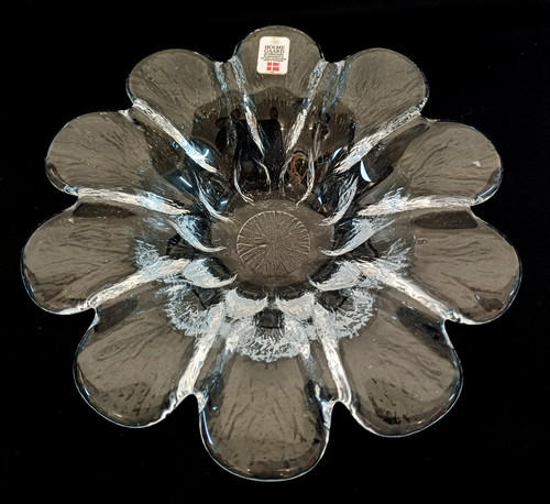 Holmegaard small glass flower - small,