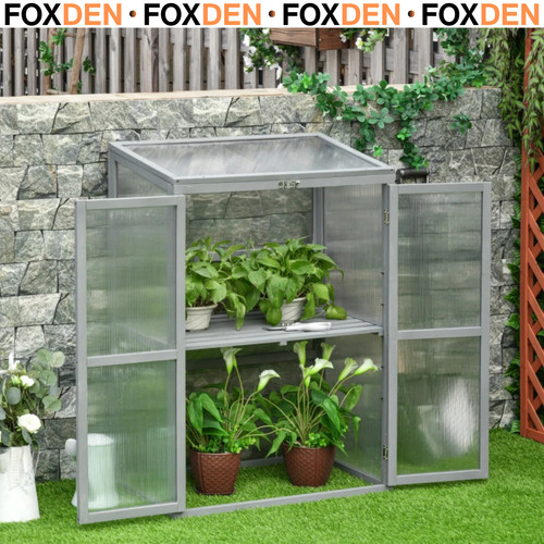 Wooden cold frame greenhouse - wooden,