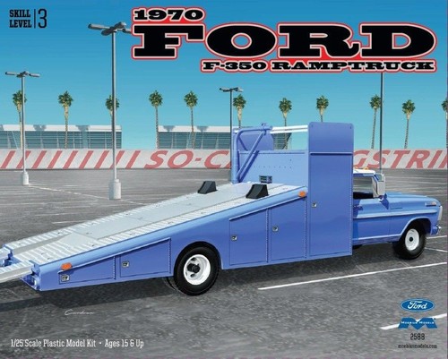 Moebius 1970 ford 350 ramp - 1970,