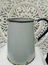 Large Antique Blue White