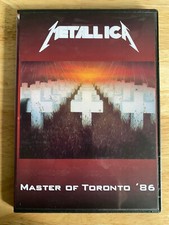 Metallica - Master of Toronto 1986 DVD Live Jason Newsted