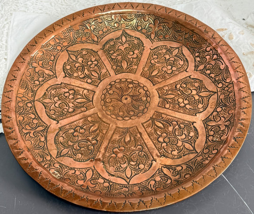 Copper decorative engraved - decorative,