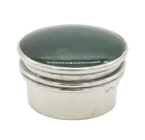 Sterling silver jade - jade, topped