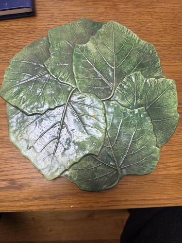 Vintage green majolica - vintage,