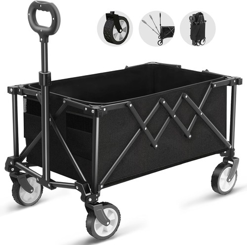 Folding trolley with wheels - trolley,
