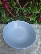 Vintage Woods Iris Utility Ware Blue Round Cereal Dessert Bowl 6½2¾"