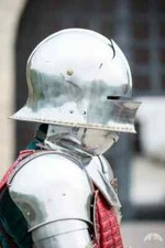 medieval  Bevor with Sallet Gorget Bevor Armour  Steel Armor spartan helmet