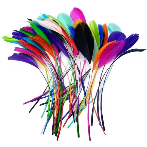 Long fascinators feathers - long,