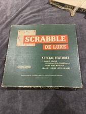 Vintage 1973 Deluxe Scrabble 1013 Classic Family Board Game