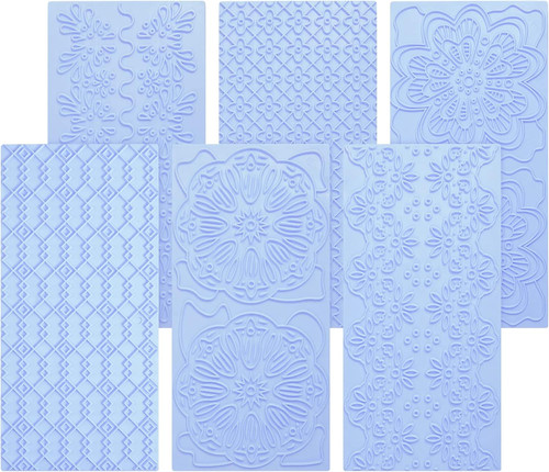 Packs fondant impression mat - 6,