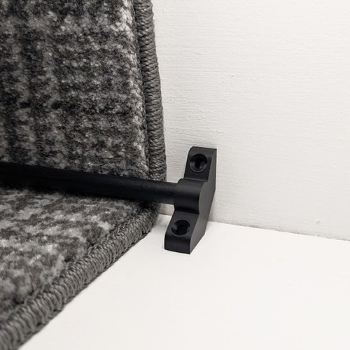 70cm black stair rods - 70cm,