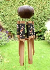 Large Coconut and Bamboo Wind