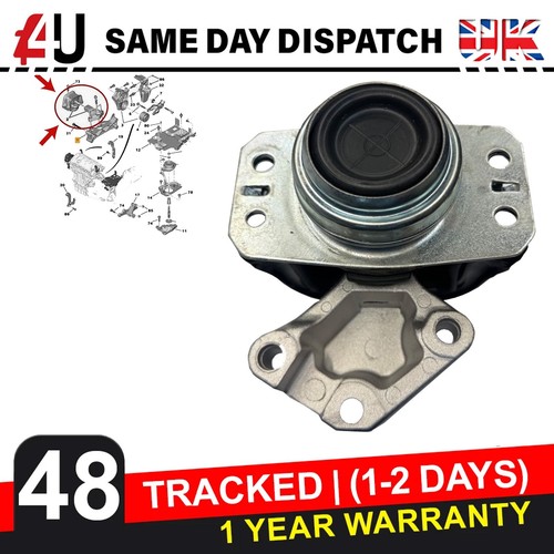 Top right engine mount - top,
