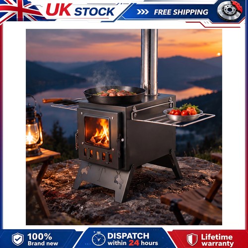 Foldable outdoor wood stove - foldable,