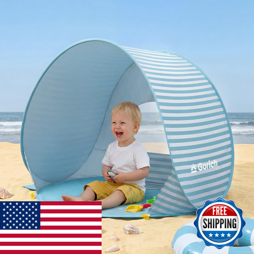 Gorich pop baby beach tent - up,