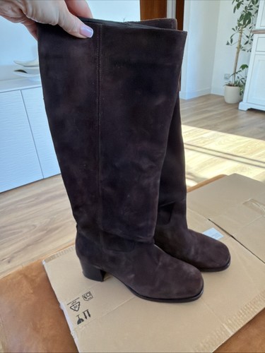 Mango heel suede - suede, worn