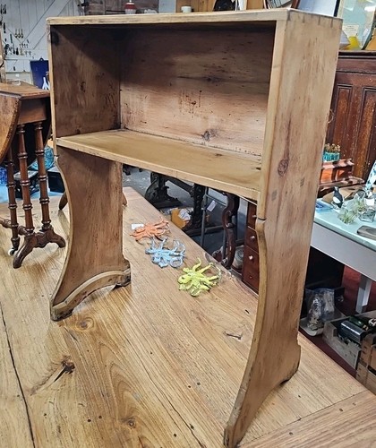 Antique pine book trough free - pine,