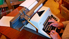 Olympia SG3 Manual Typewriter with long 42" carriage - Tested.