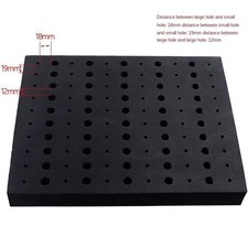 Router Bit Storage Tray Tool Box Holder for 110 Bits 60x 1/4 "+ 50x 1/2"