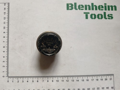 Vintage ammeter gauge british - ammeter, gauge,