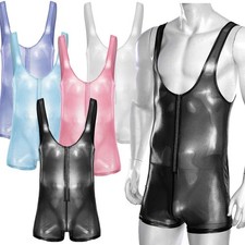 Men Shimmering Sheer Mesh