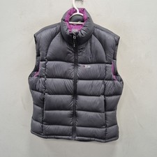 Rab Women's Neutrino Down Vest Puffer Gilet Pertex Insulated Grey Size Uk 14