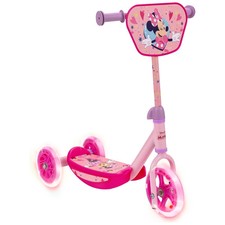 Disney Minnie Mouse Tri Scooter with LED Light Up Wheels [59L x 36W x 66H cm]