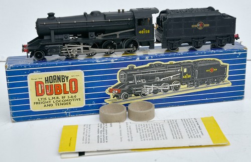Hornby dublo rail boxed 8f - 3,