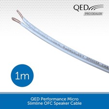 QED Performance Micro Slimline OFC Speaker Cable HiFi & Home Cinema PER METRE