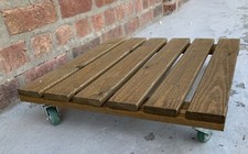 Plant Pot Caddy Mover Wooden