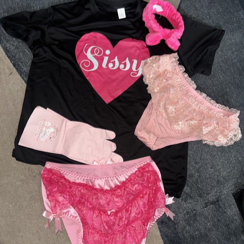Sissy trans top pink frill - sissy,