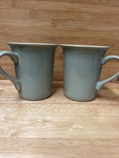 2Vintage Retro Rayware Coffee/Tea Mugs Made In England Green